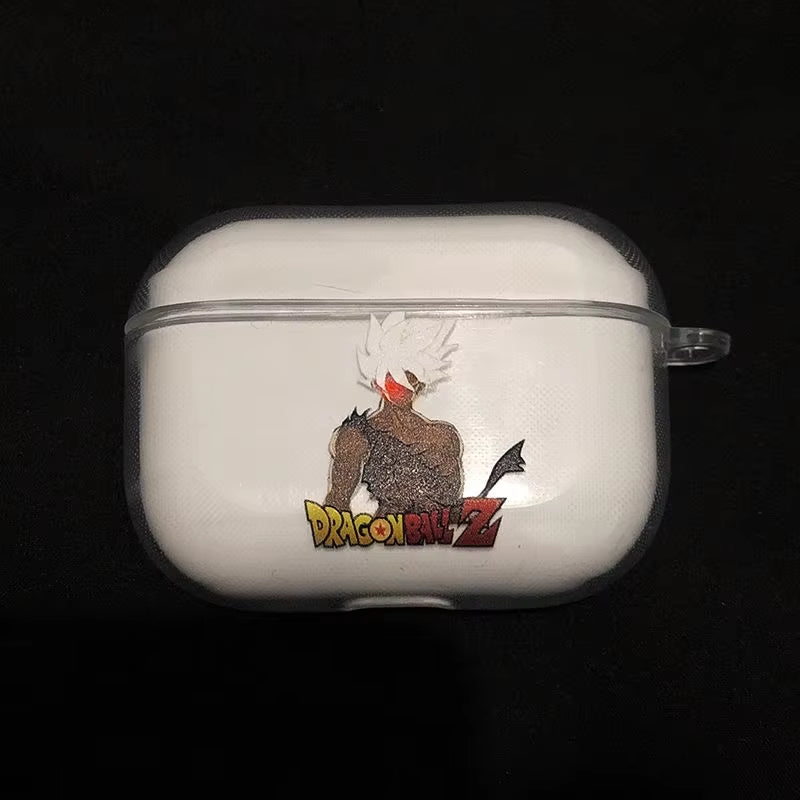 Son Goku Earphone Case for Airpods Pro Pro2 3 Anime Transparent Wireless Earphone Protective Cover Shockproof Shell