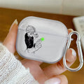 Anime Gojo Satoru Transparent Case for Airpods Pro 3 2 1 4 Cute Cartoon Japanese Airpod Cases TPU Earphone Cover