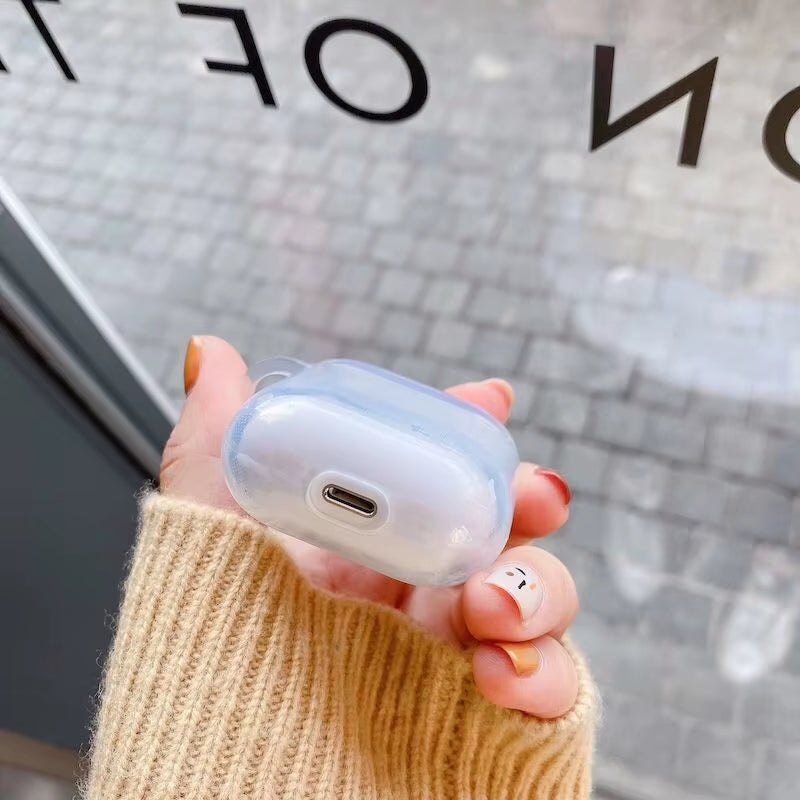 Anime Gojo Satoru Transparent Case for Airpods Pro 3 2 1 4 Cute Cartoon Japanese Airpod Cases TPU Earphone Cover